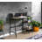 Garima Rustic Oak With Black Finished Legs Writing Desk