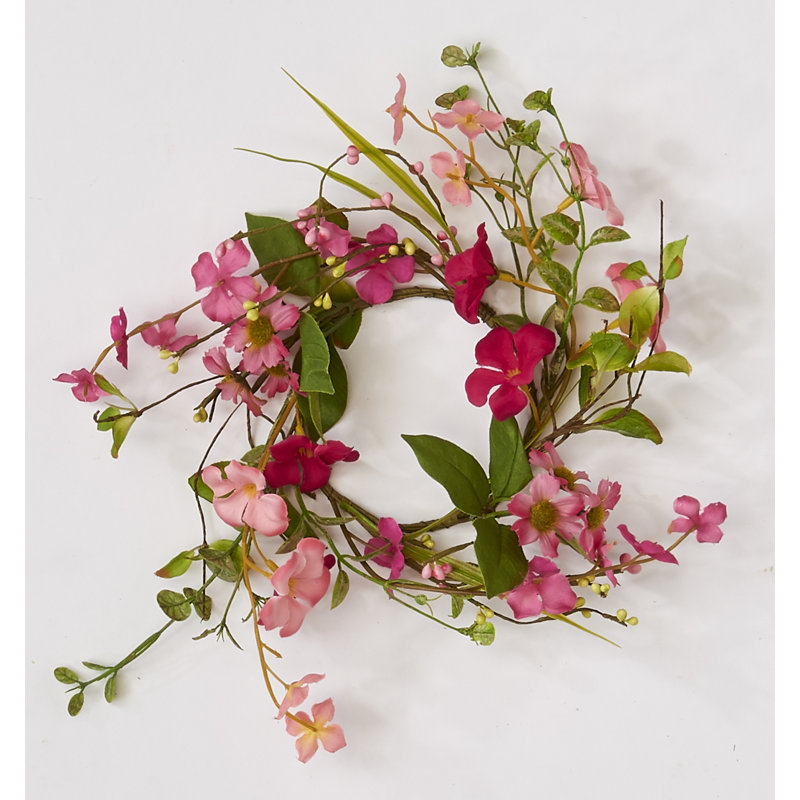 Anneau de bougie rose 4,5 "