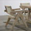 Chaises de salle à manger avec accoudoirs et revêtement en chêne et siège en polyester 2 pièces-908684493
