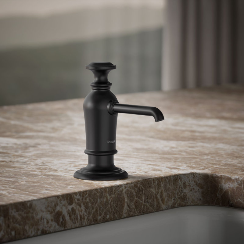 Artifacts Soap/Lotion Dispenser, Matte Black