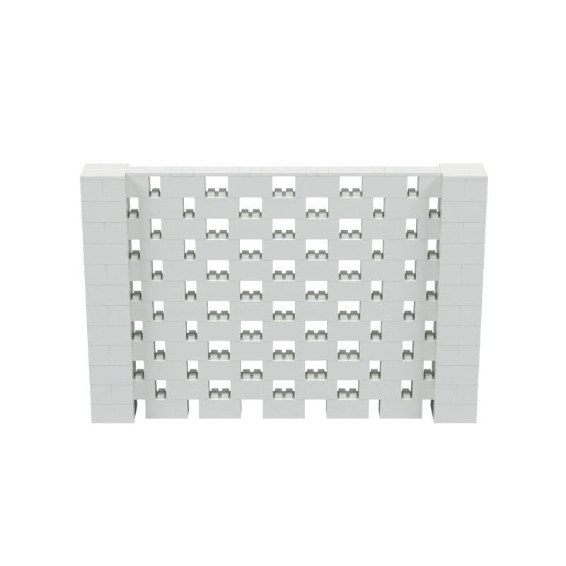 Ensemble mural Everblock, Gris clair, H 72 po x l 108 po x P 12 po