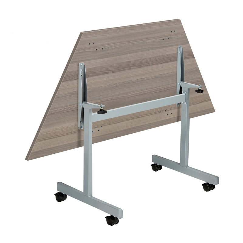 Bouton Trapezoidal Conference Table, H72 x L160 x W80cm, Grey Oak