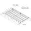 Cadre de lit simple gris moderne avec effet flottant sur une plateforme pour un repos confortable