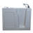 Therapeutic Tubs 26 in. x 46 in. Right Drain Quick Fill Walk-In Whirlpool Tub with Powered Fast Drain in White-11831171-11831172