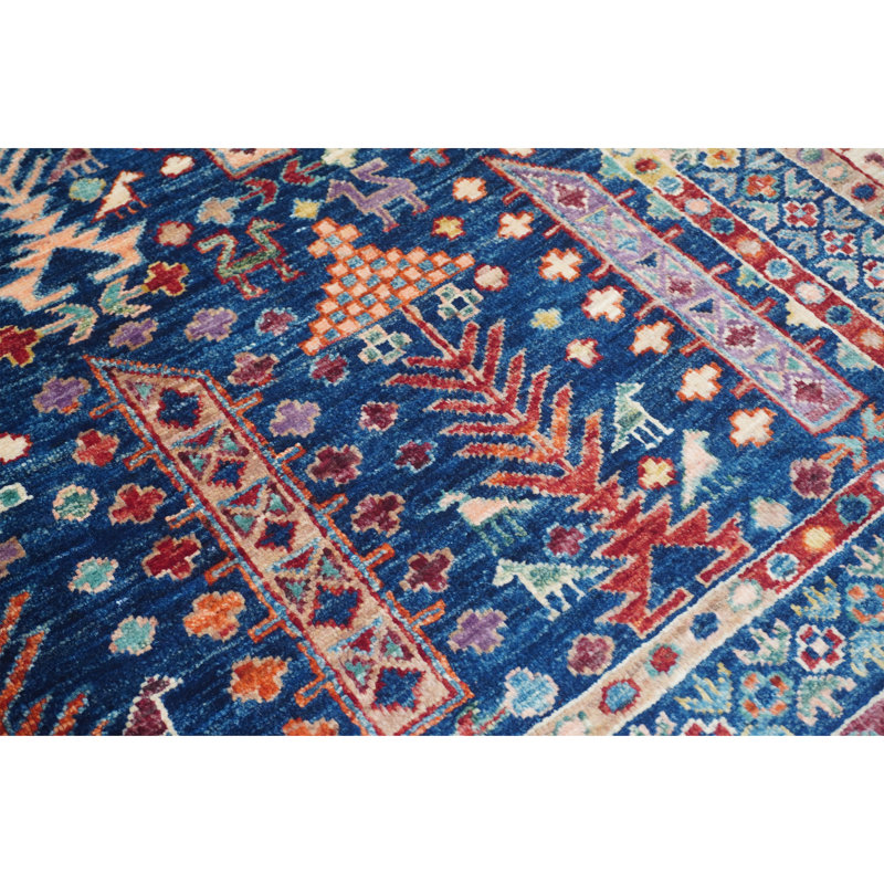 One-of-a-Kind 4'11" X 6'10" Hand Knotted Area Rug