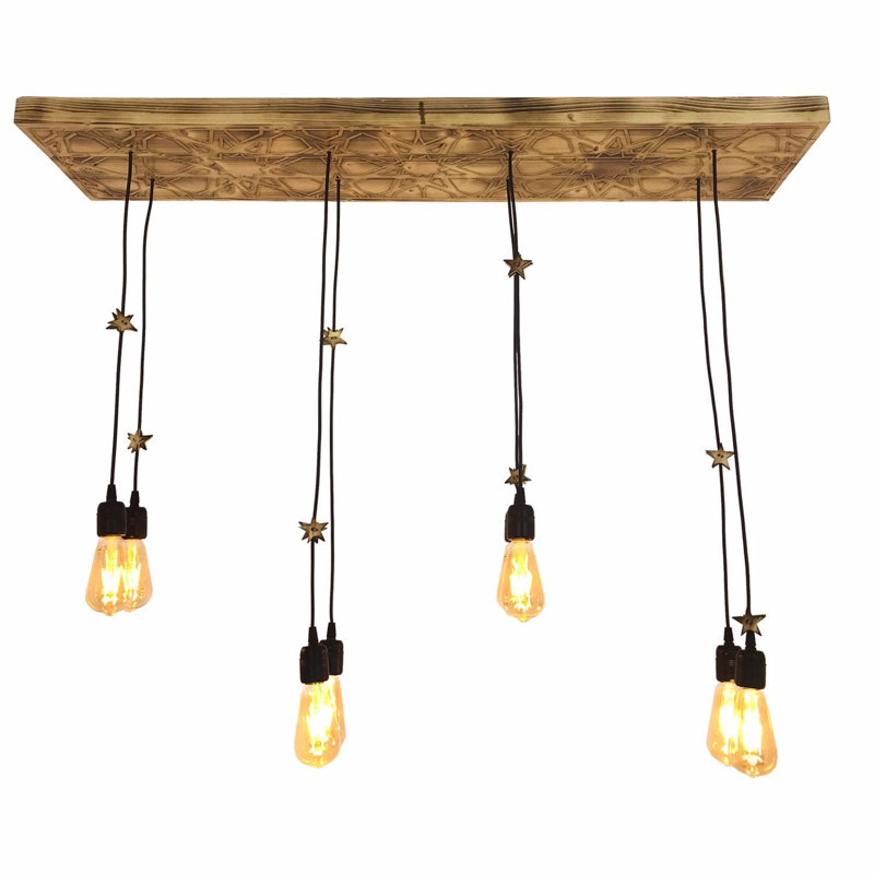 Lustre unique à 8 lumières Kirstin
