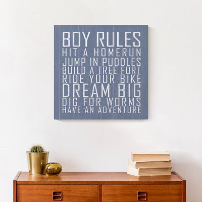" Boy Rules "