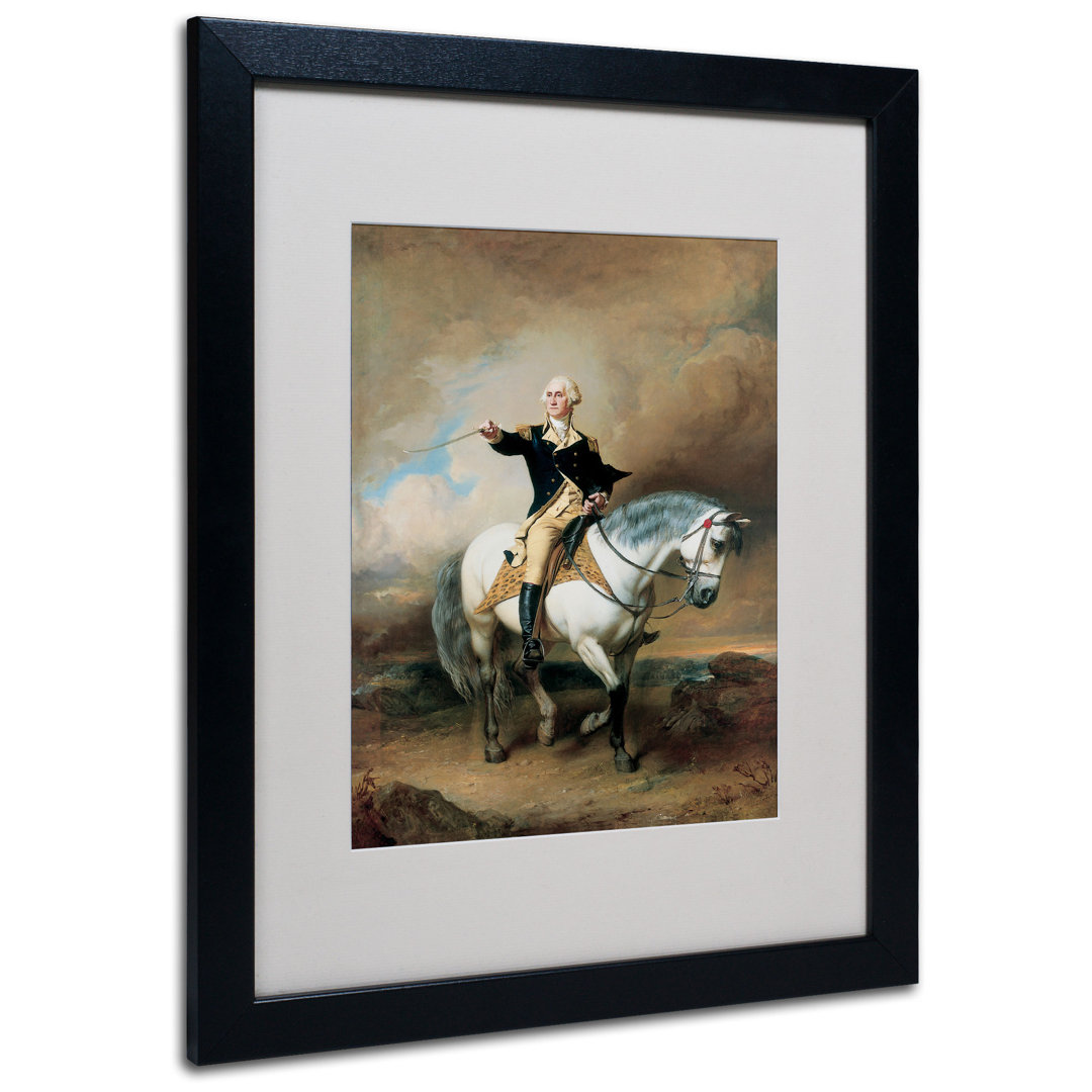 " Portrait Of George Washington " by John Faed Charlton Home® Frame 