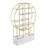 70.8 Inch Round Office Bookcase Bookshelf, Display Shelf, Two Drawers,Frame
