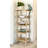 Handcrafted Natural Bamboo 5-tier free-standing Shelf