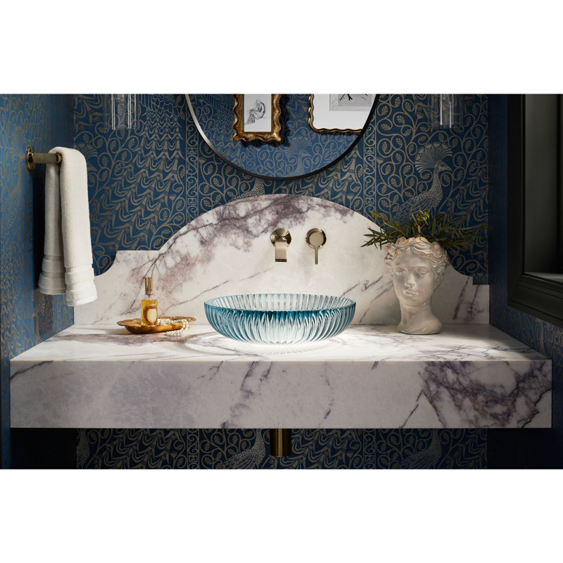 Salute Vessel Bathroom Sink, Ice