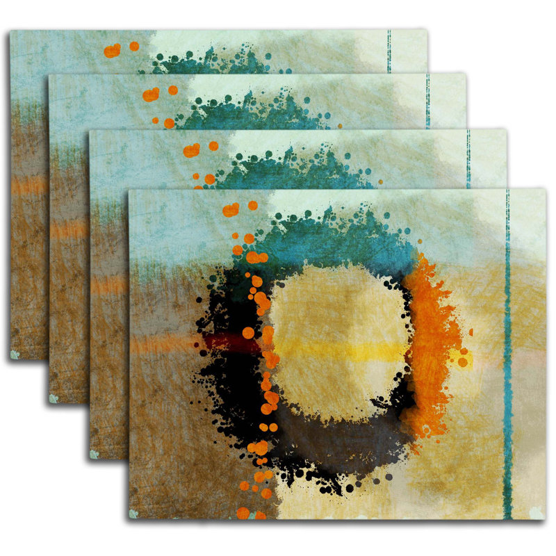 Napperon abstrait en polyester