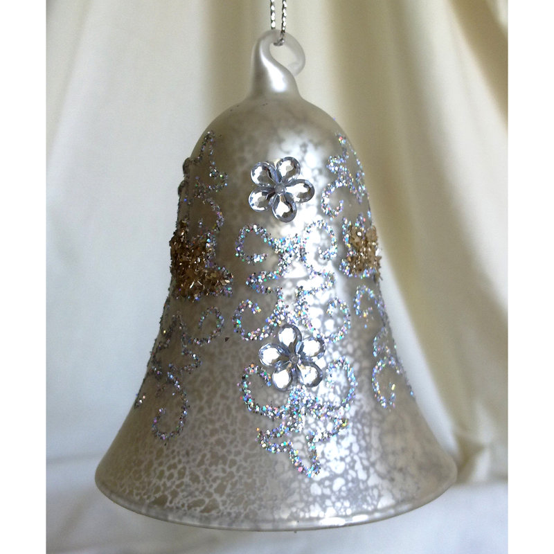 3.15'' Handmade Glass Holiday Shaped Ornament