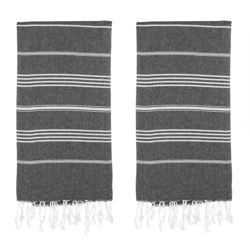 Ensemble de serviettes de plage Dayanara, Black