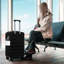 HIFINE TOURIST 20 "/ 24" / 28 "3 pièces / ensemble en valise à roulettes en ABS, couleur assortie, avec serrure à combinaison