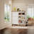 Shoe Storage Cabinet With 3 Flip Drawers&1 Drawer-1798886772