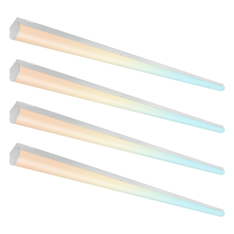 Luminaire d'atelier DEL 8 pi, Remise en plastique l 8 pi