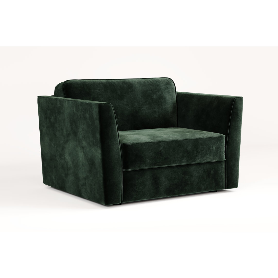 2-Sitzer Schlafsofa Elegance aus Samt