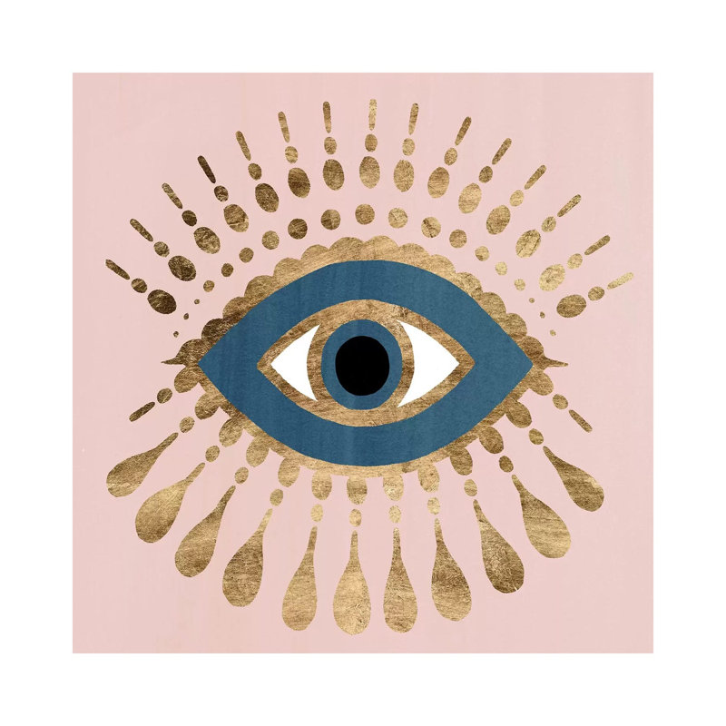 «Seeing Eye II» par Grace Popp - impression d'art graphique, Pas de tapis, Toile tendue, H 12 po x l 12 po x P 0,75 po