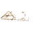 25-Light Gold Stainless Steel LED Chandelier With White Acrylic Diffusers-397548348