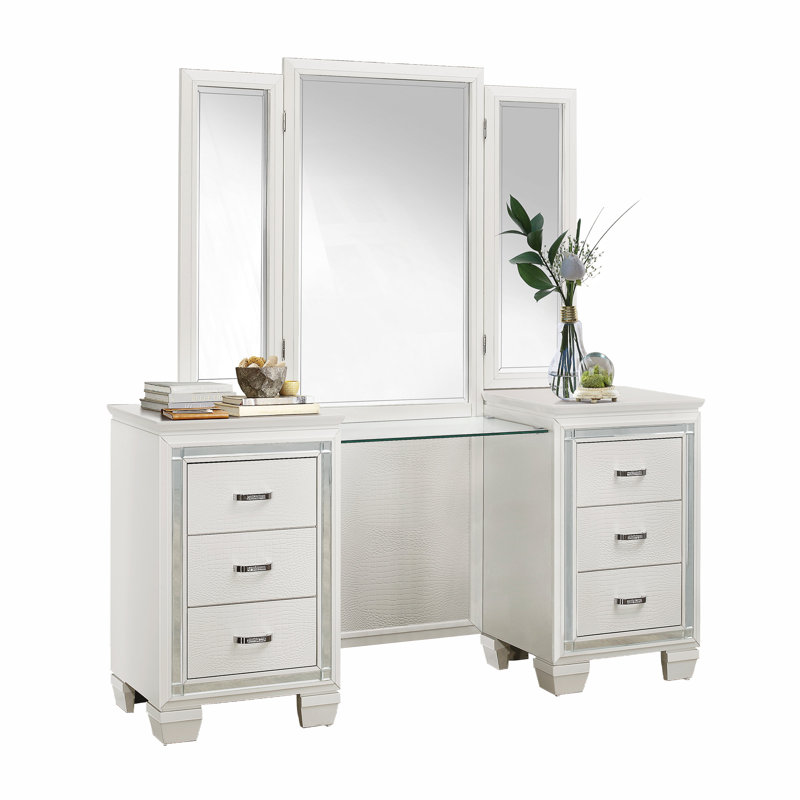 Kierstan Vanity, White