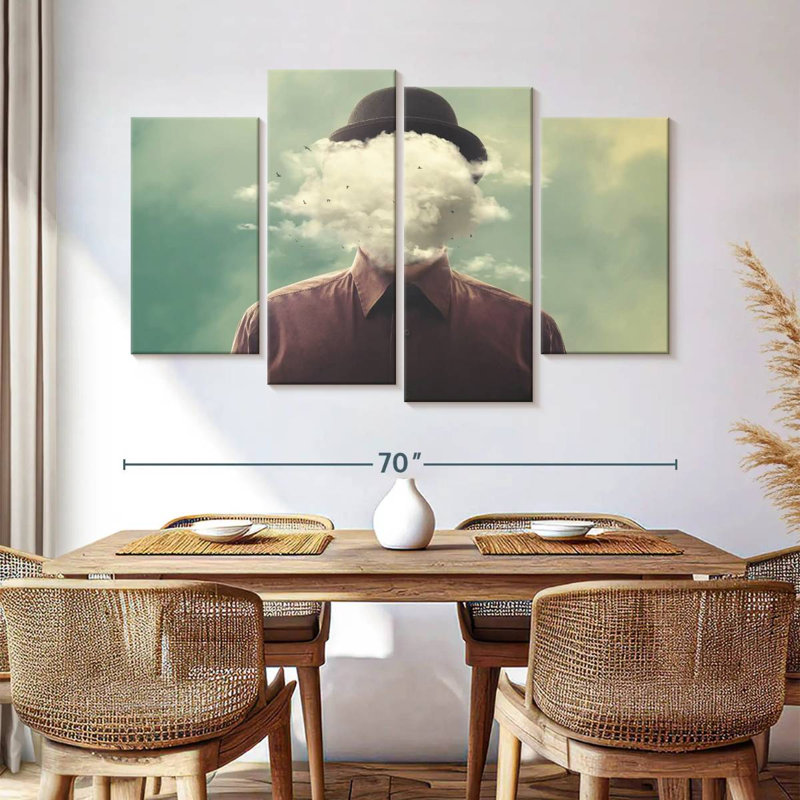 Kelan Head In The Clouds, 42" H x 68" W