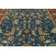 Tapis unique en coton 12 pi 2 po x 8 pi 10 po bleu marine et bleus