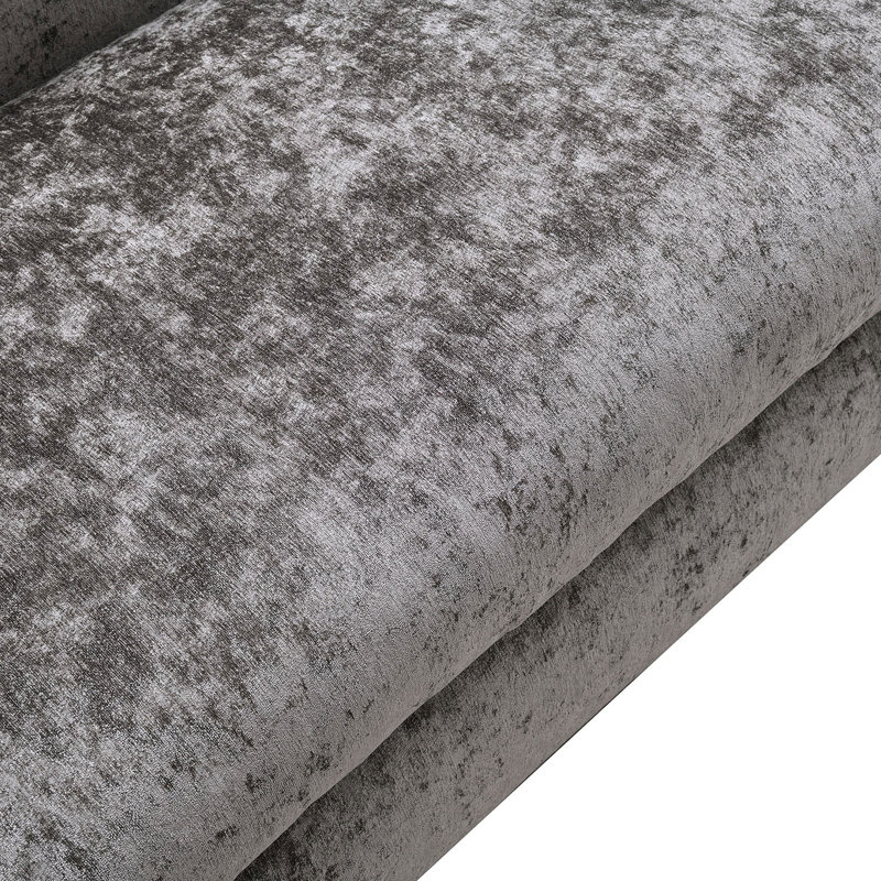 Chaise d'appoint rembourrée Churchton, Gris