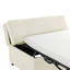 Lit simple escamotable avec repose-pieds et matelas-542387946
