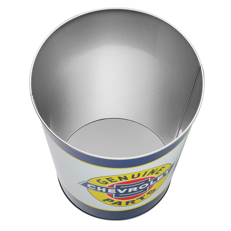 Chevrolet American Art Decor Metal Trash Bin