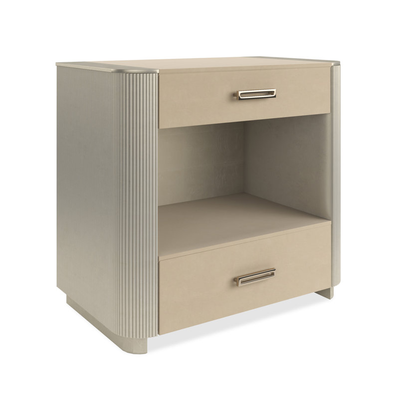 Table de chevet 30 po Love, Beige