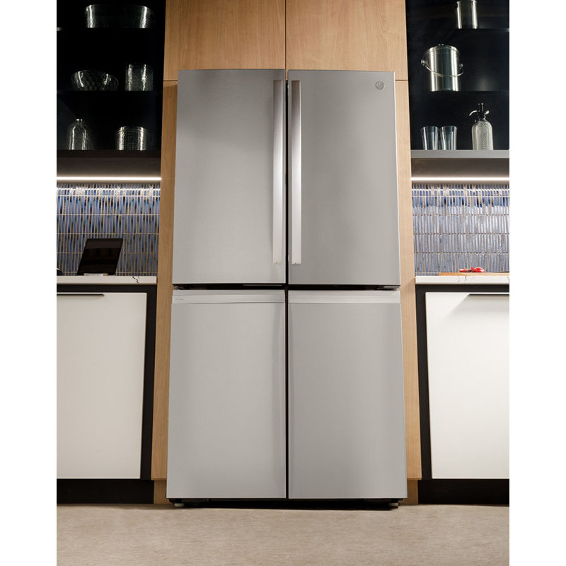 Profile 4-door French Door Refrigerator 28.4 Cu.ft. Stainless Steel - Pad28bytfs