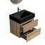 Meuble-lavabo avec lavabo à quartz d'ingénierie, meuble-lavabo flottant avec 2 tiroirs-1958664671
