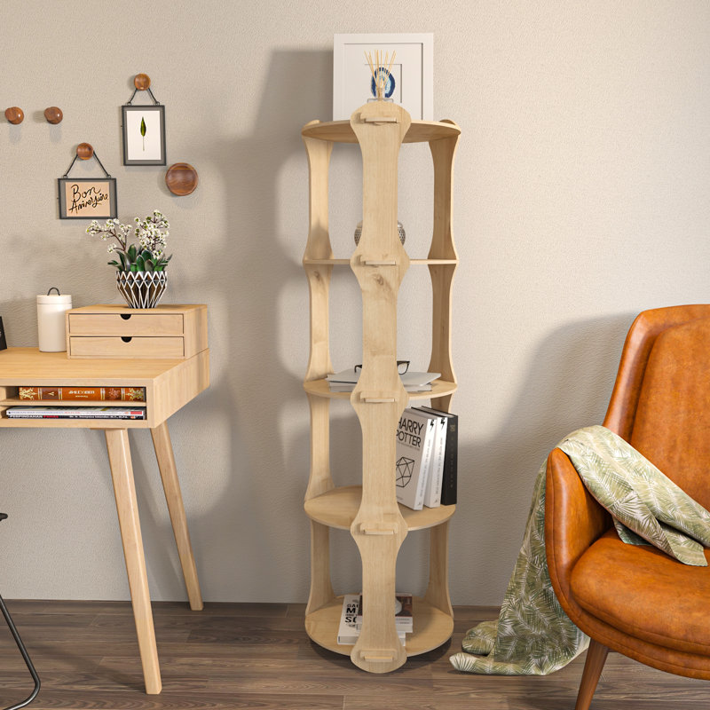 Strawser 138cm H x 39cm W Standard Bookcase