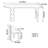 Black Retro Creative Solid Wood Dining Table Set-105364625