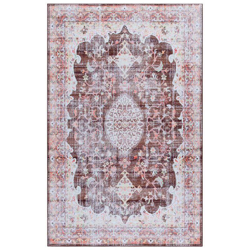 Tucson 206 M/W S/R Performance Machine Washable Oriental Rug, Rectangle 5' x 8'