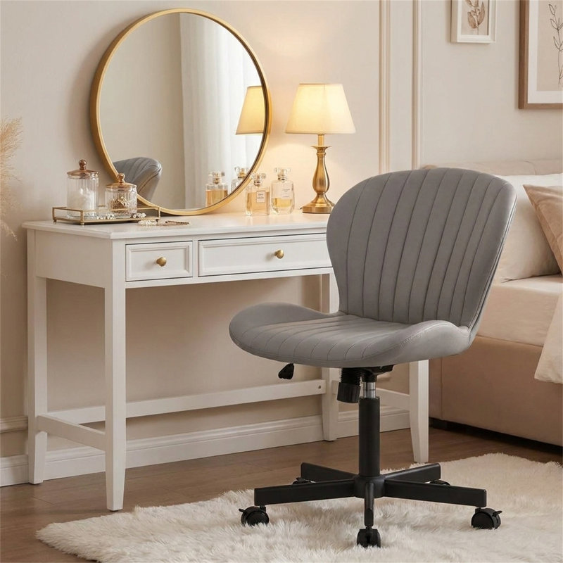 Chaise de bureau en polyuréthane, Dark grey