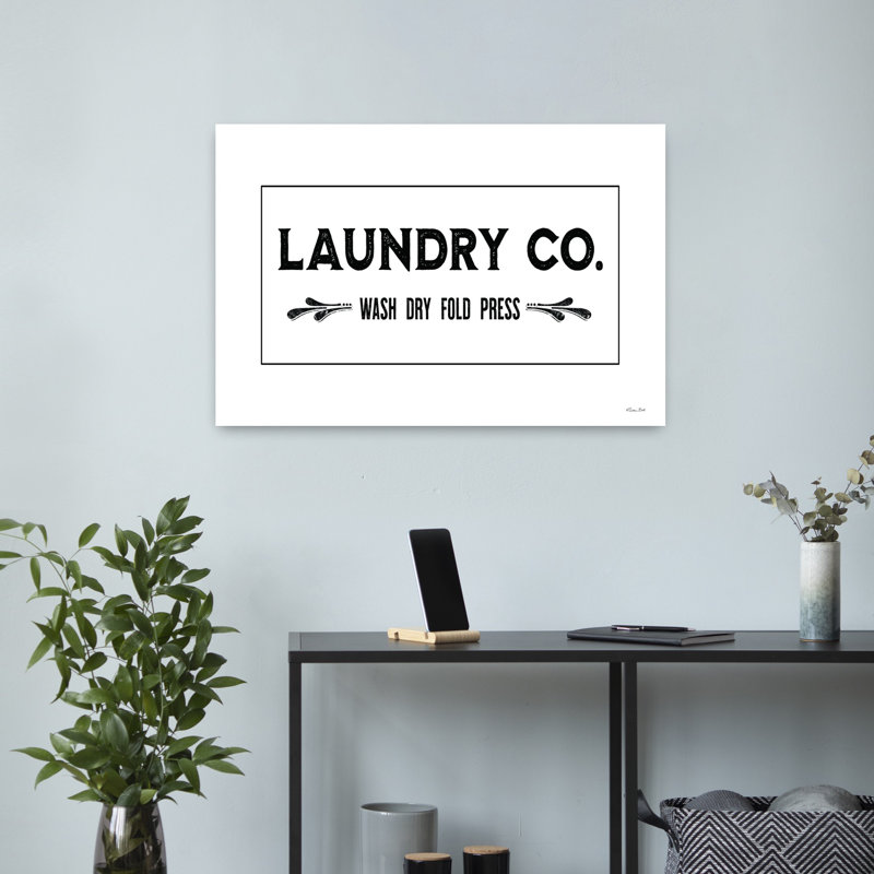 Laundry Co., art contemporain abstrait, H 16 po x l 24 po