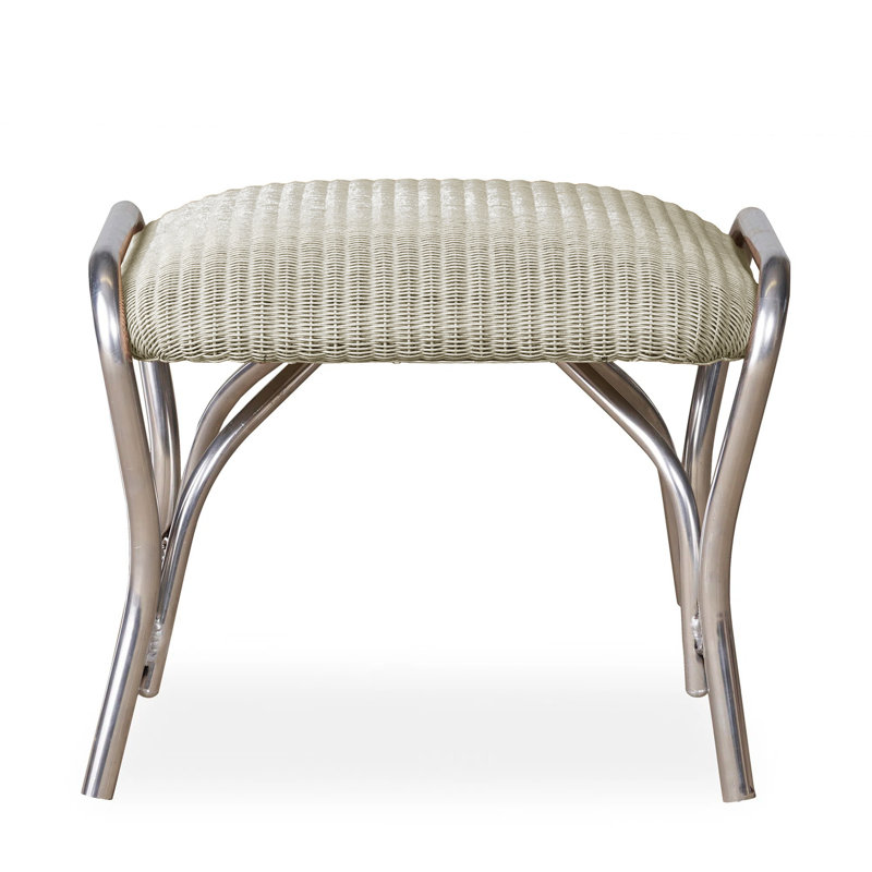 All Seasons Outdoor Ottoman, Antique White