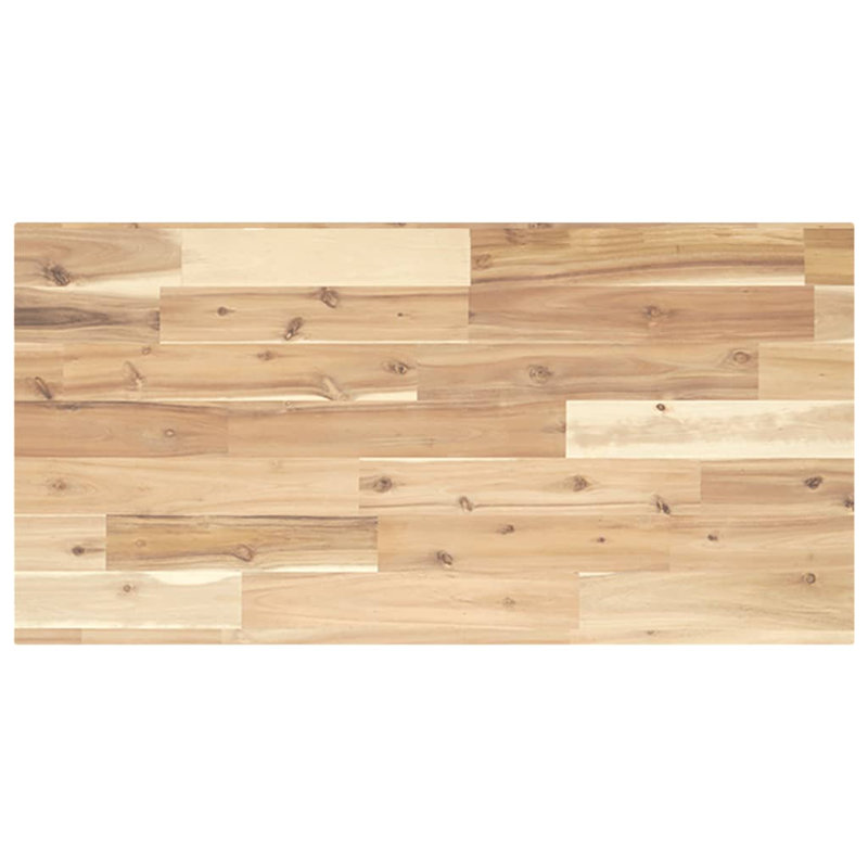  Bathroom Vanity Top 100X40x2 Cm Solid Wood Acacia, Natural