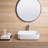 HHK HOME 15.75'' White Ceramic Rectangular Bathroom Sink