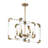 Lustre carré/rectangulaire 6 lumières façon bougie Cael-43009476