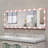 Full Length Mirror with Lights Full Body Vanity Mirror with 3 Color Modes Wall Lighted  Standing Floor Mirror for Dressing Room Bedroom Hotel Touch Control Pink 62.6"x23.3"