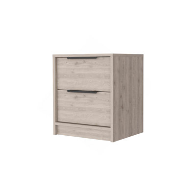 Washington Nightstand, Two Large Drawers