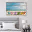 «Coastal Beach Colorful Beach Chairs on White Soft Sand», impression sur toile tendue-56335081-100893919-119401419