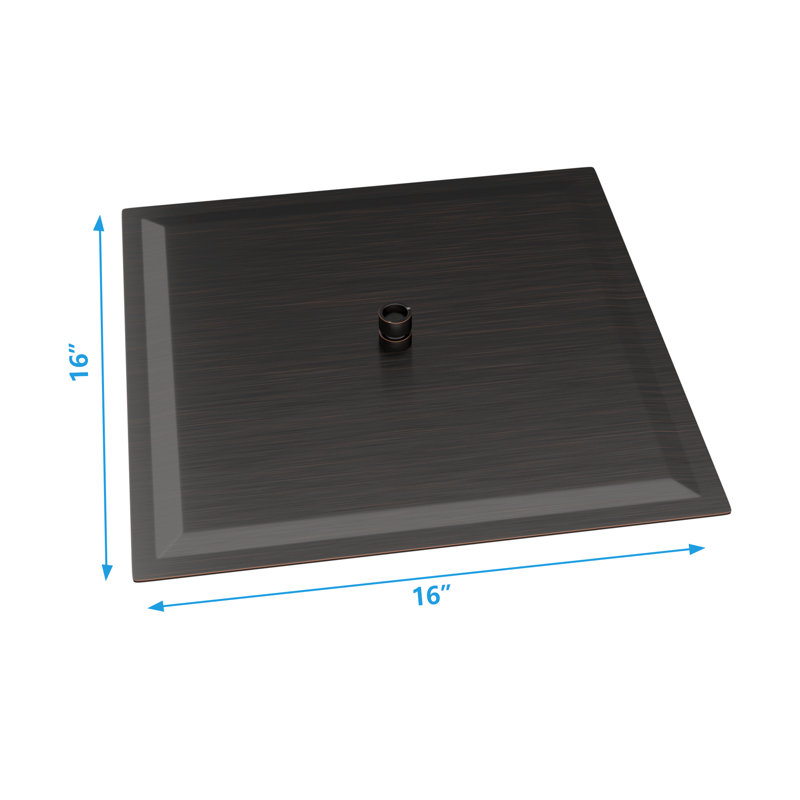 Rain Fixed Shower Head 2.5 GPM GPM, Oil Rubbed Bronze