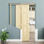 Porte intérieure en bois de pin à 6 panneaux 28 po x 80 po, bois de pin naturel, pouvant être peint et imperméable, comme portes de buanderie, portes de placard, portes de pièce-124796737-124796729-124796730