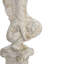 Statue ange en magnésium avec finition blanche vieillie