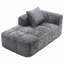 Canapé en chenille, canapé-lit modulaire minimaliste pour salon, salon et chambre à coucher