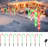 Solar-powered One-to-ten Red and Green Candy Lights